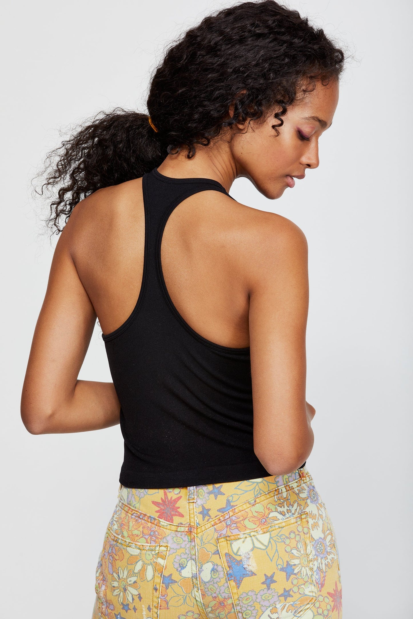 Free People Hayley Racerback Brami - Black