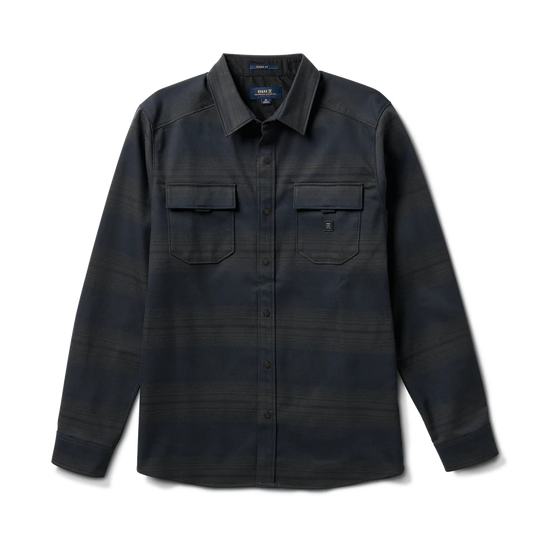 Load image into Gallery viewer, Roark Diablo Long Sleeve Flannel Shirt - Dark Navy 2
