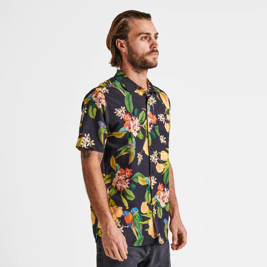 Load image into Gallery viewer, Roark Journey Button Down Shirt - Manu Floral Black
