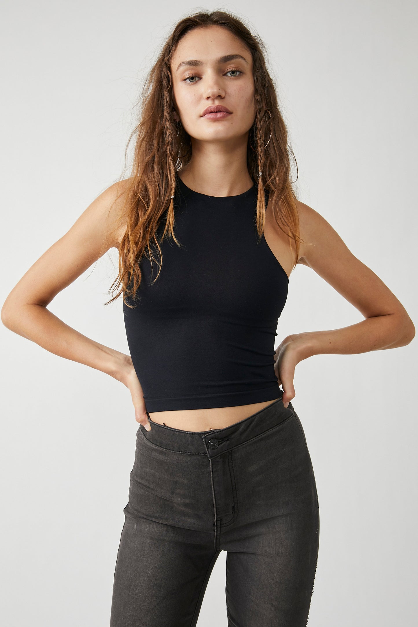 Shop Free People's seamless and stretchy Clean Lines Cami at Harbour Thread