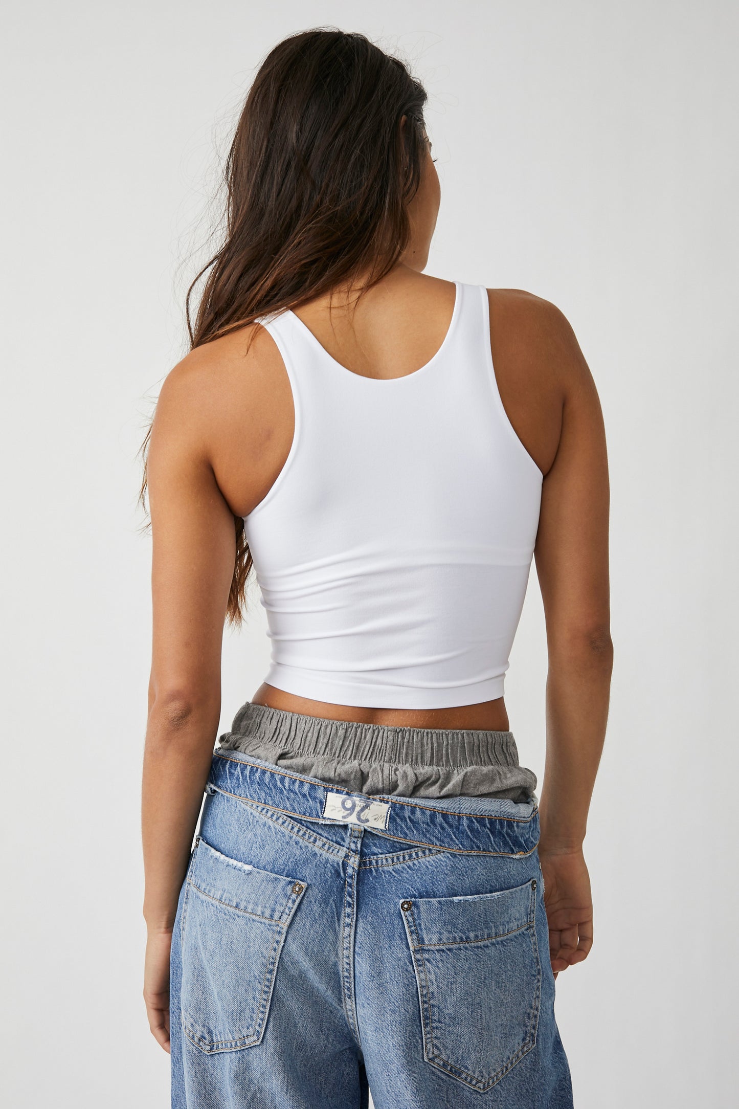 Free People Clean Lines Cami - White