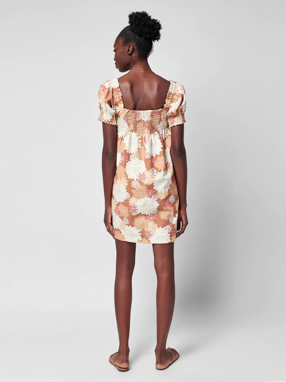 Faherty Ramona Dress - Warm Jicaro Island