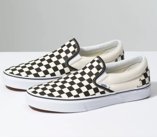 Load image into Gallery viewer, Vans Men&amp;#39;s Classic Slip-On Sneaker - Black/White Checkerboard
