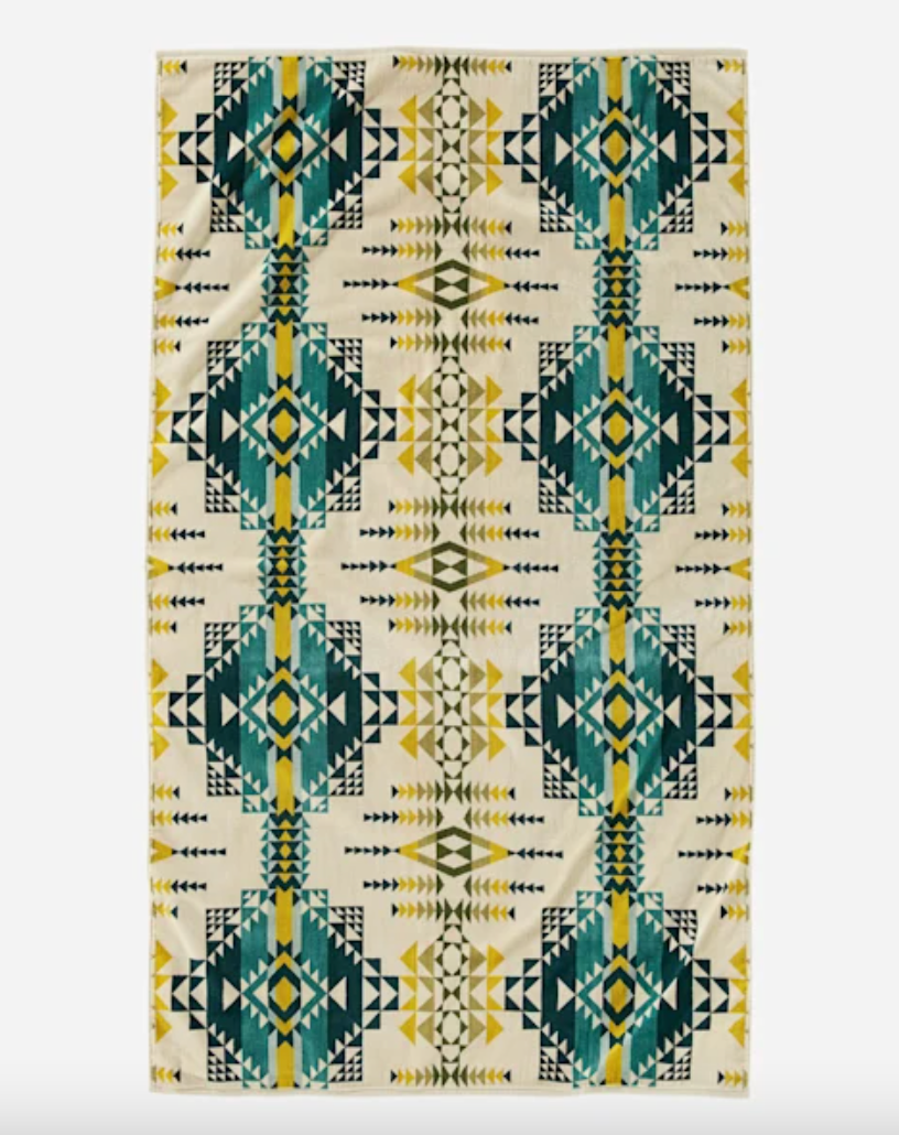 Pendleton Pilot Rock Oversized Spa Towel - Olive