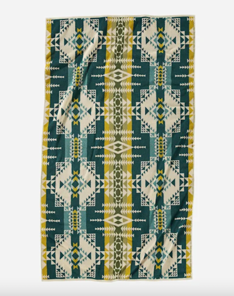 Pendleton Pilot Rock Oversized Spa Towel - Olive