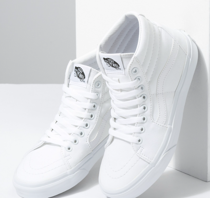 
                      
                        Vans Men's Sk8-Hi Sneaker- True White
                      
                    