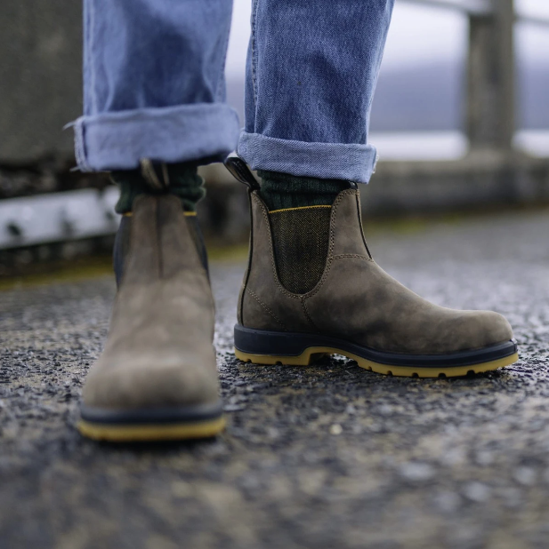 
                      
                        Blundstone 1944 Men's Classics Chelsea Boot - Rustic Brown/Mustard Yellow
                      
                    