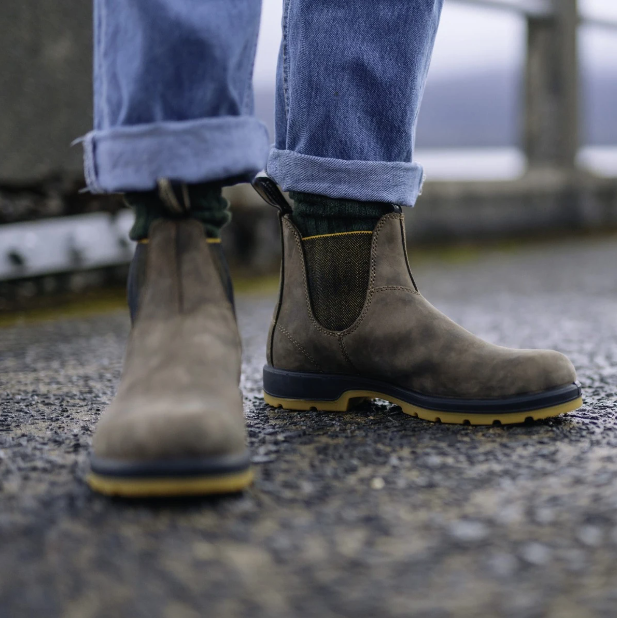 Blundstone 1944 Men s Chelsea Boot Rustic Brown Mustard Yellow