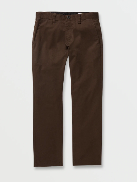 Volcom Frickin Modern Stretch Pant - Dark Brown