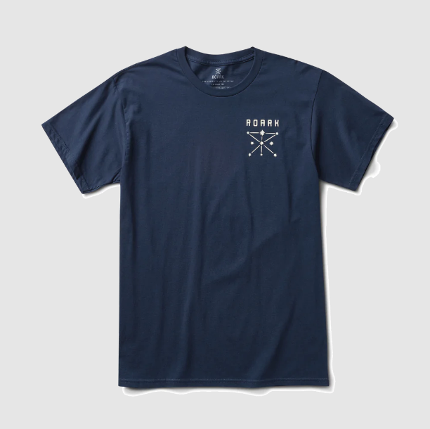 Roark Cosmic Wanderer Organic Cotton Tee - Navy