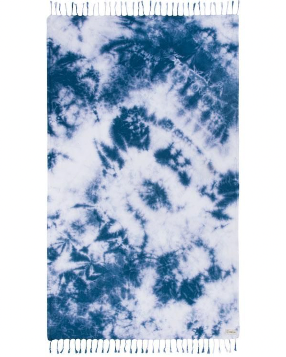 Sand Cloud Navy Acid Wash Towel