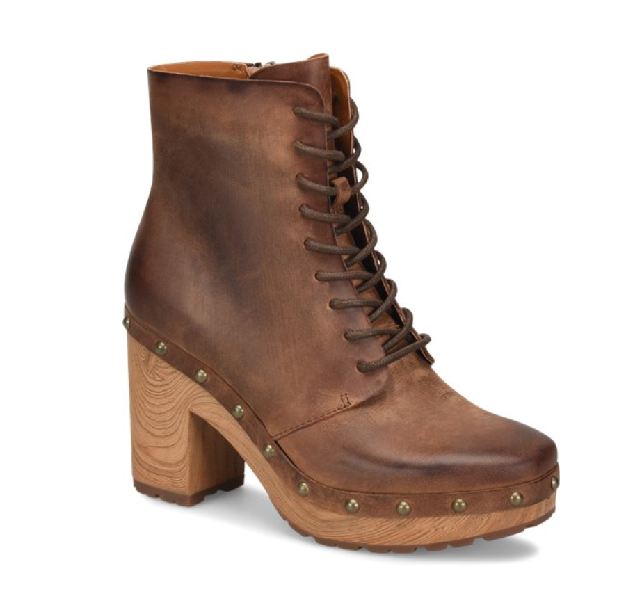 Kork-Ease Sherborn Leather Lace-Up Boot - Brown