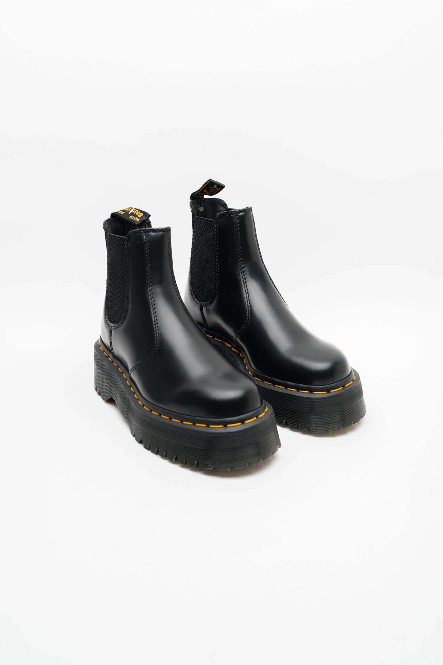 Dr. Martens 2976 Quad Platform Chelsea Boots - Black