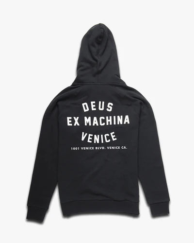Load image into Gallery viewer, Deus ex machina black venice address hoodie

