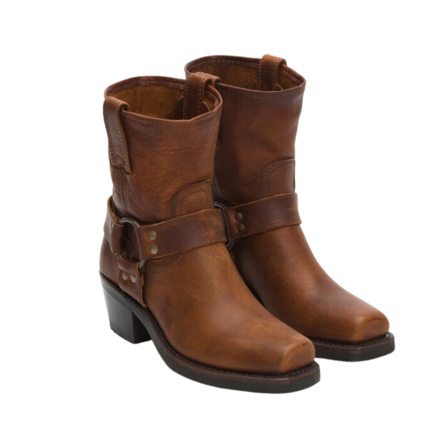 Frye Women s Harness 8r Boot Cognac 8.5