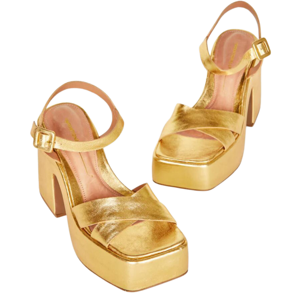 
                      
                        Intentionally Blank Matilda Platform Heel - Coins
                      
                    