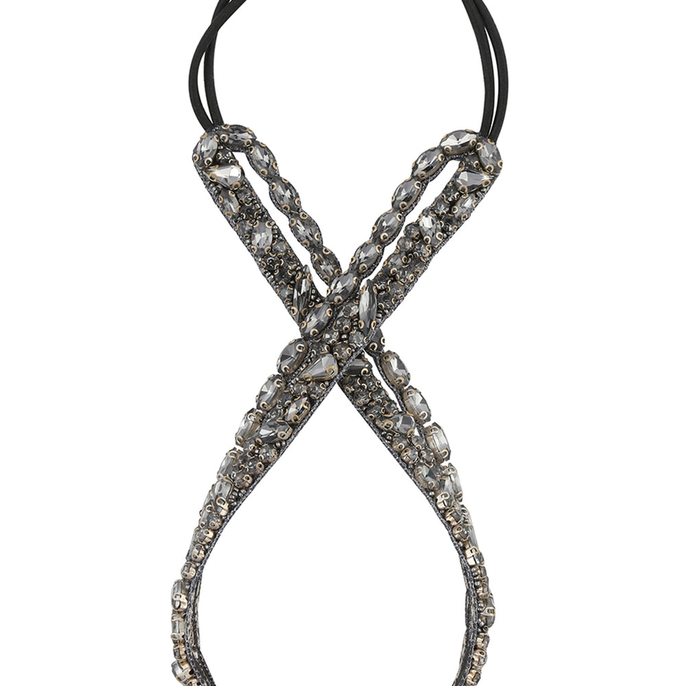 Deepa Gurnani Avalon Headband - Gun