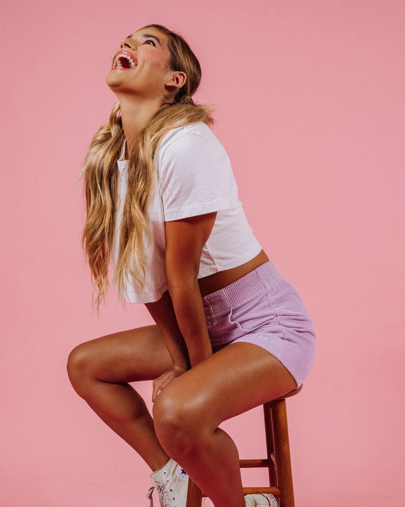 Hammies Short - Powder Purple