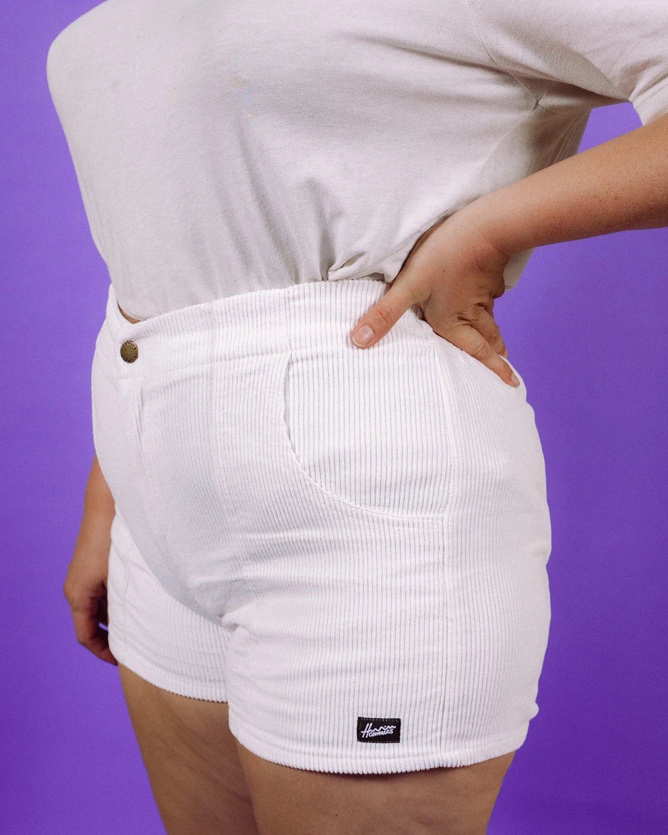 Hammies Short - White