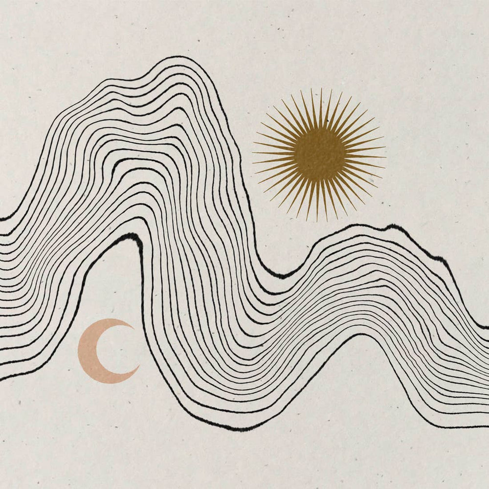 
                      
                        "The Sun The Moon and Everything in Between" Print by colorbloKC
                      
                    