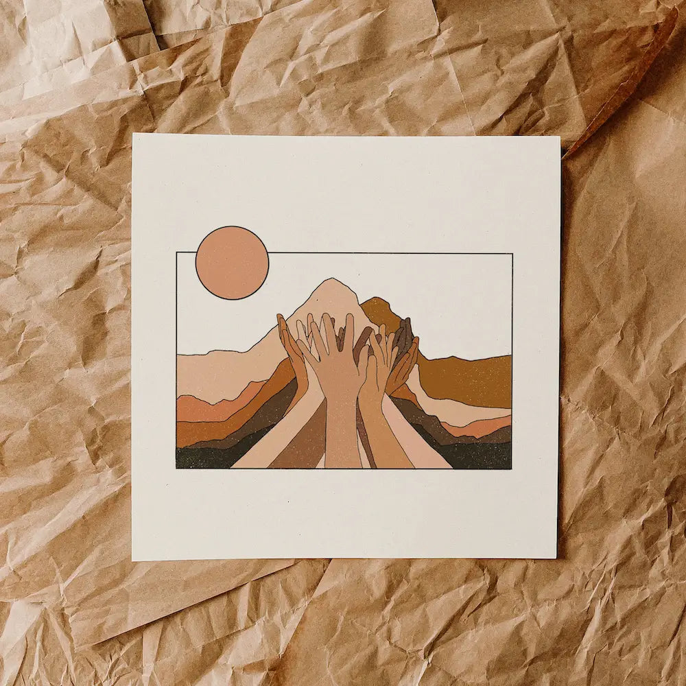 The colorbloKC "Move Mountains" Print