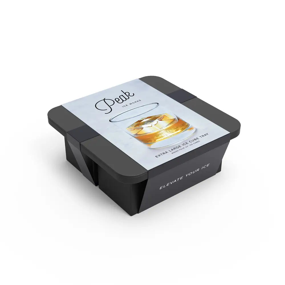 Peak- Extra Large Ice Cube Tray - Charcoal