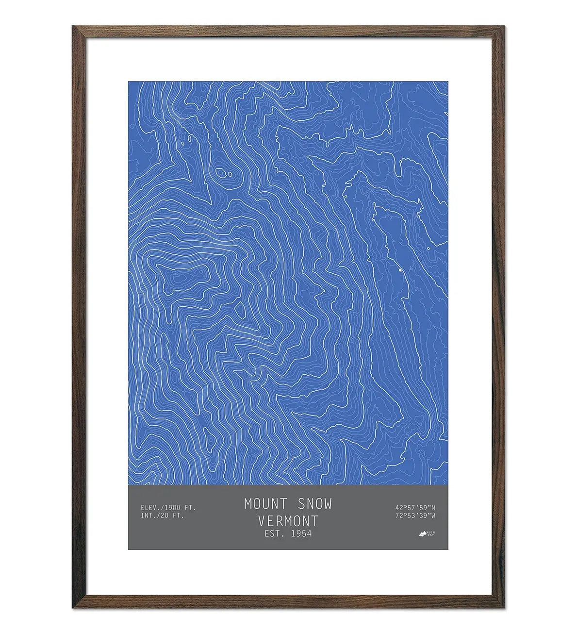 Mount Snow Print - Blue Sky