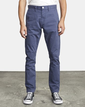 
                      
                        Blue chinos from rvca
                      
                    