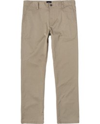 RVCA Weekend Stretch Straight Pant - Khaki