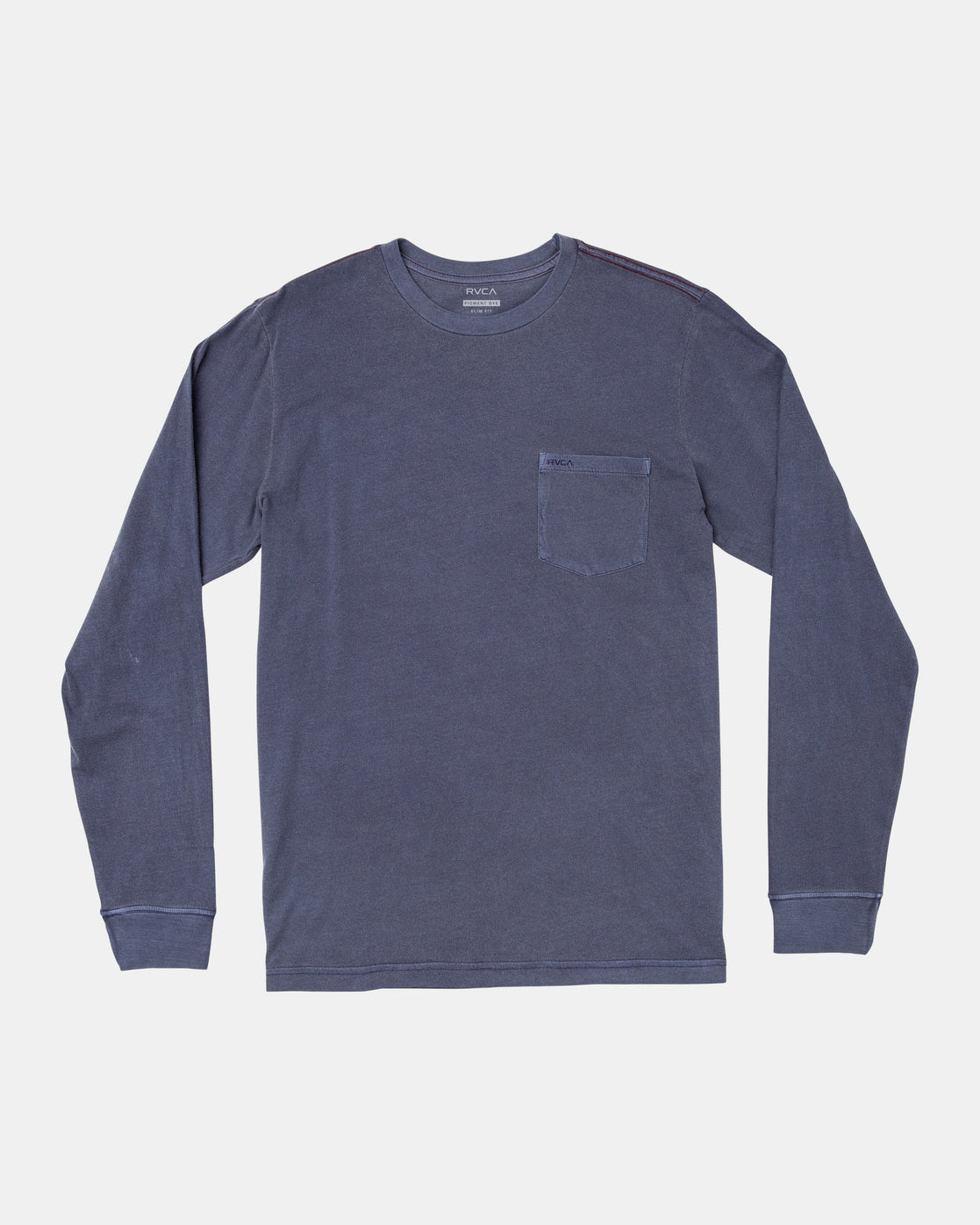 RVCA PTC Pigment Long Sleeve Shirt - Moody Blue