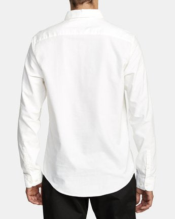 RVCA That'll Do Long Sleeve Shirt - White